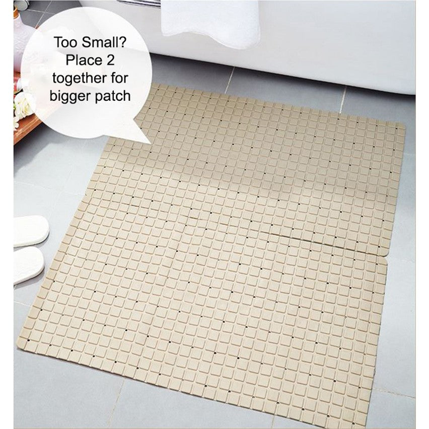 Anti-Slip Bathroom Floor Mat with Suction Cups - Enhanced Shower Safety